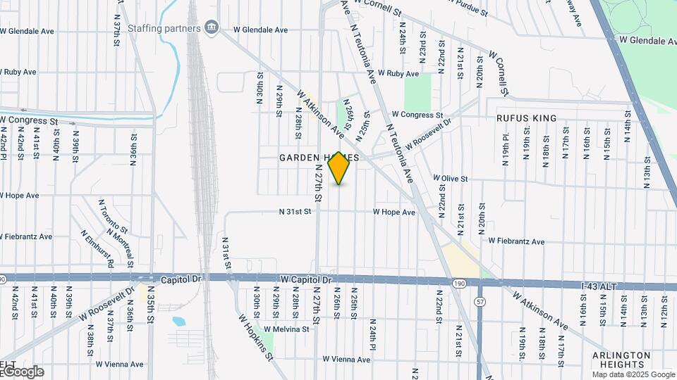4239 N 26th St Map and Location Details