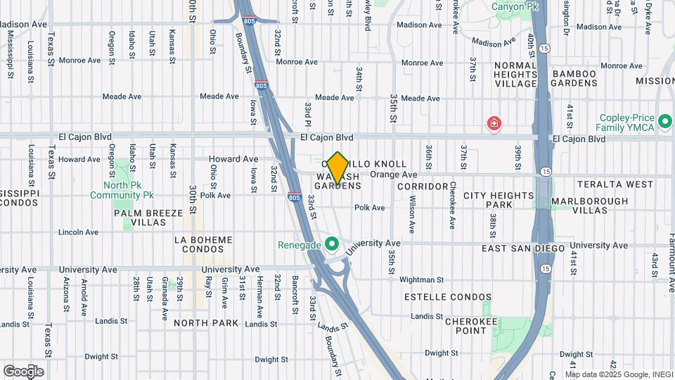 4149 Wabash Ave Map and Location Details