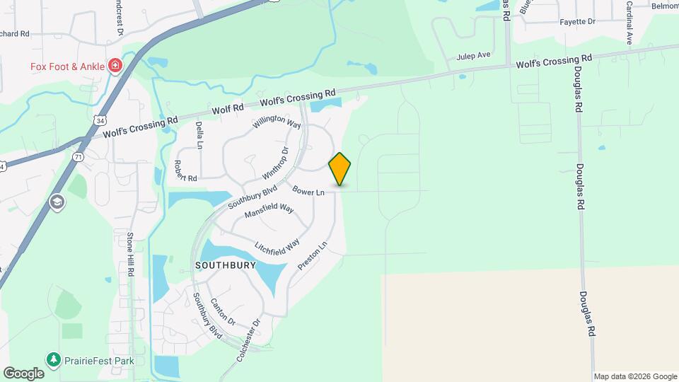 454 Bower Ln Map and Location Details