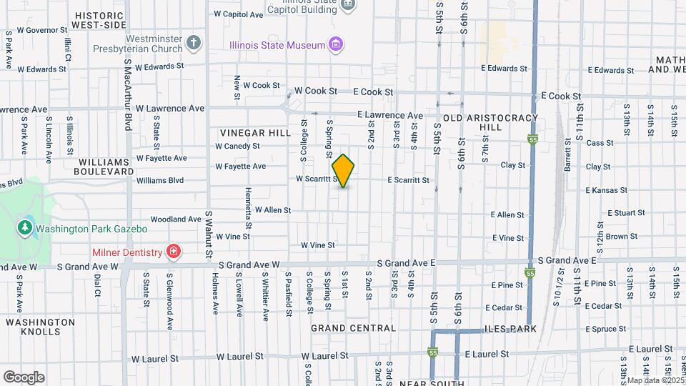First Street Map and Location Details