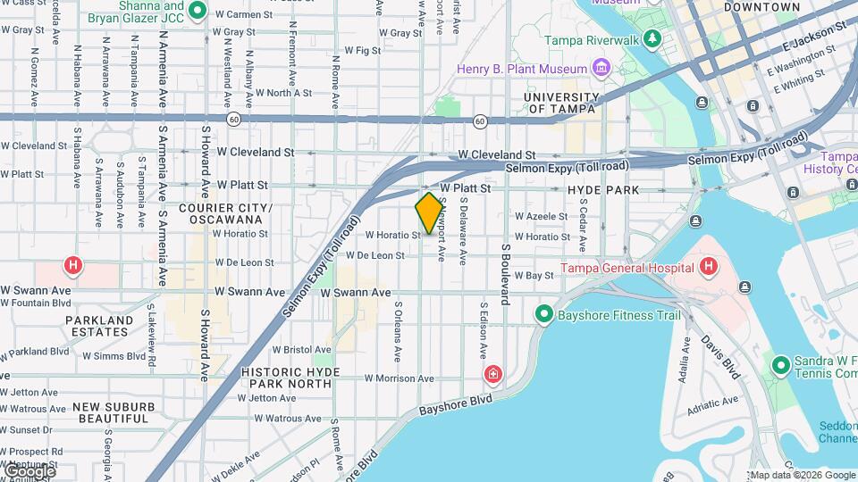 502 S Willow Ave, Unit 102 Map and Location Details