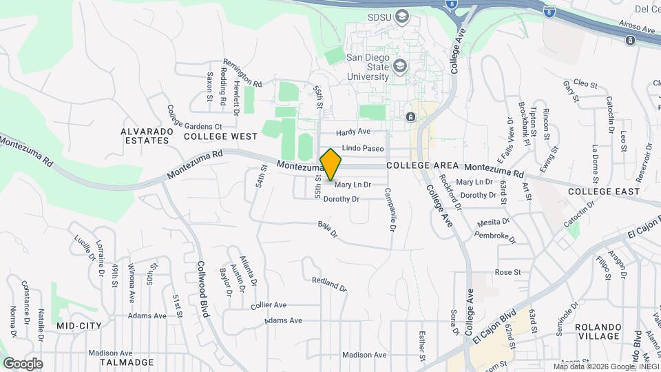 5533 Mary Ln Dr Mapa y Detalles de la Ubicación