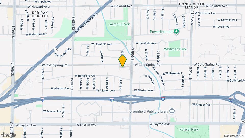 6143 W Cold Spring Rd Map and Location Details