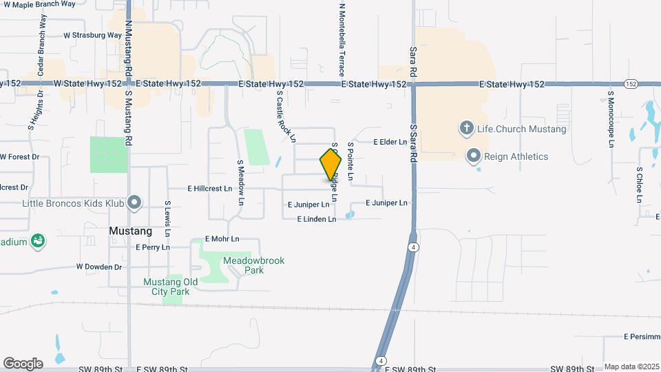 633 E Hillcrest Ln Map and Location Details