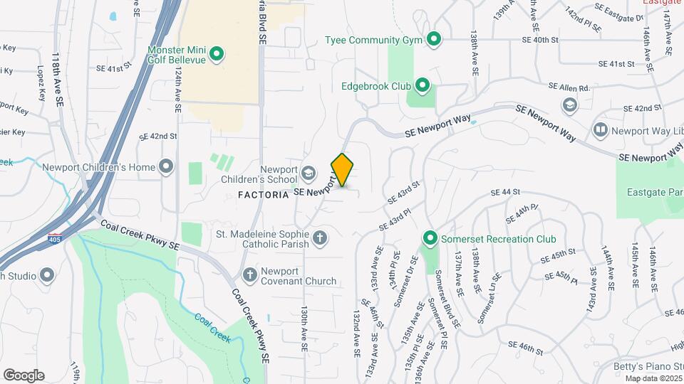 13063 SE 43rd Pl Map and Location Details