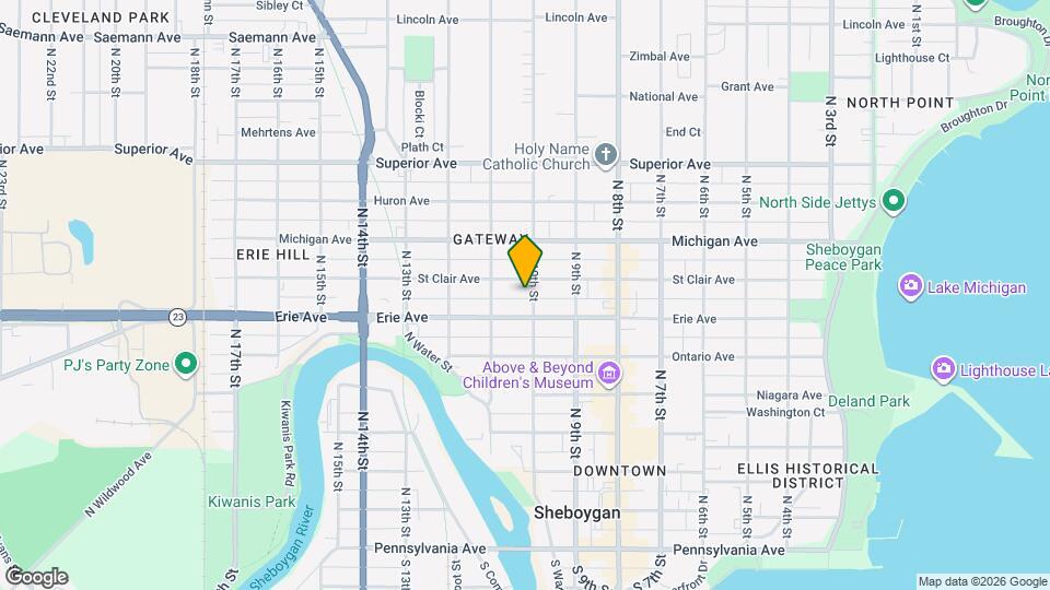 1120 N 10th St Map and Location Details