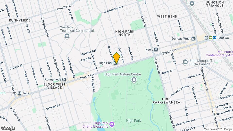 1934 Bloor St W Map and Location Details