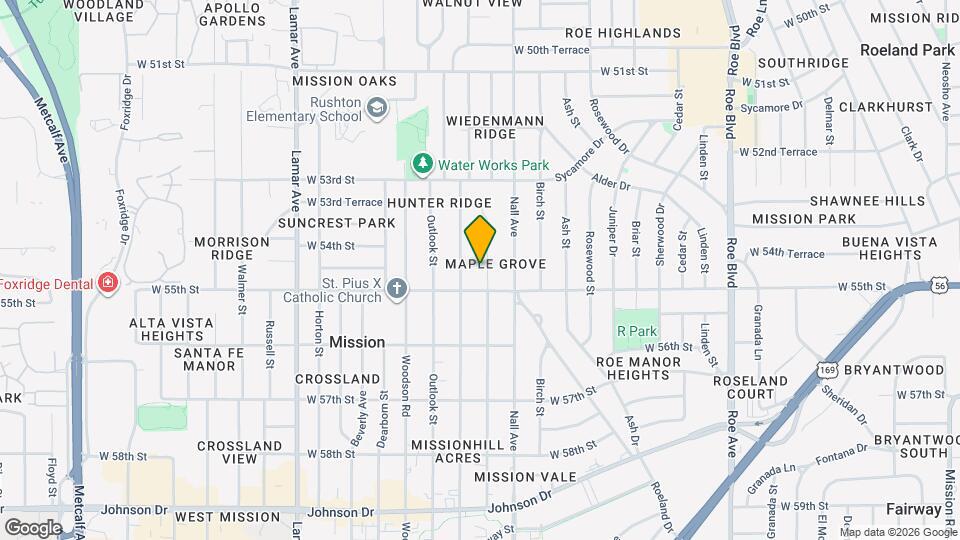 5428 Maple St Map and Location Details