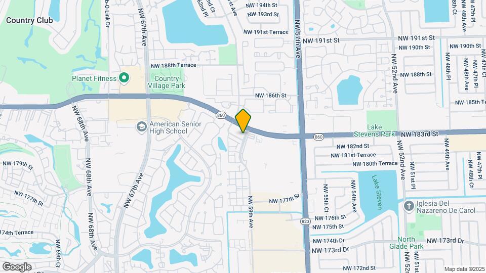 5901 NW 182nd Ln Mapa y Detalles de la Ubicación