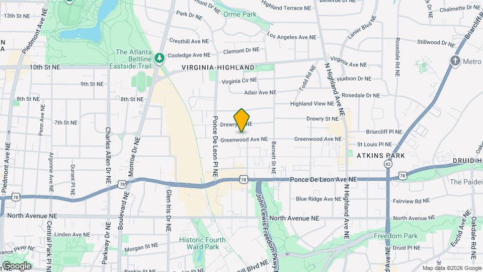 Highland Oaks Map and Location Details