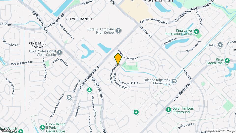 26507 Abbey Springs Ln Map and Location Details