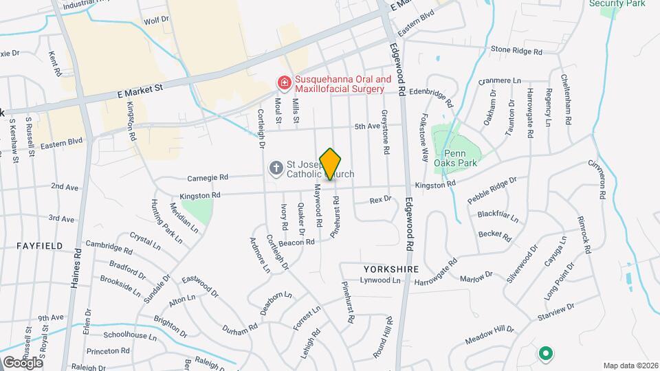 336 Pinehurst Rd Map and Location Details