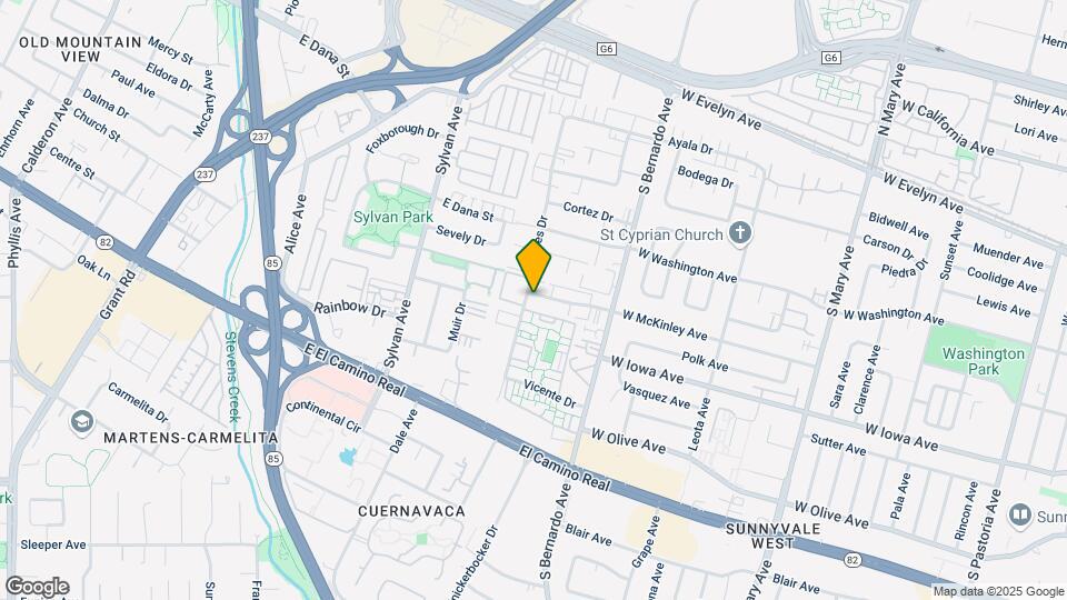 1292 W McKinley Ave Mapa y Detalles de la Ubicación