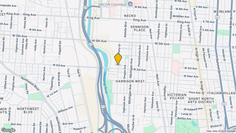 1163 Perry St Mapa y Detalles de la Ubicación