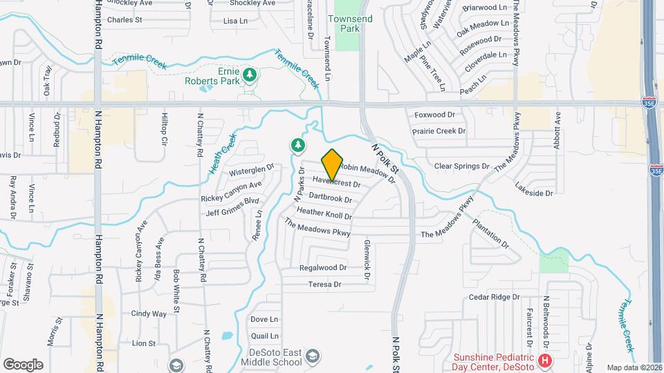 700 Havencrest Dr Mapa y Detalles de la Ubicación