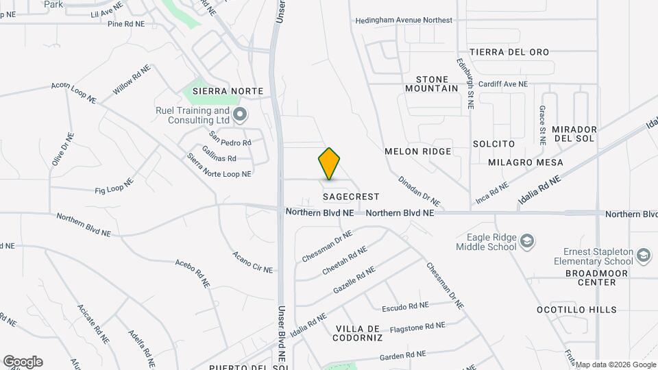 2149 Sagecrest Loop Map and Location Details