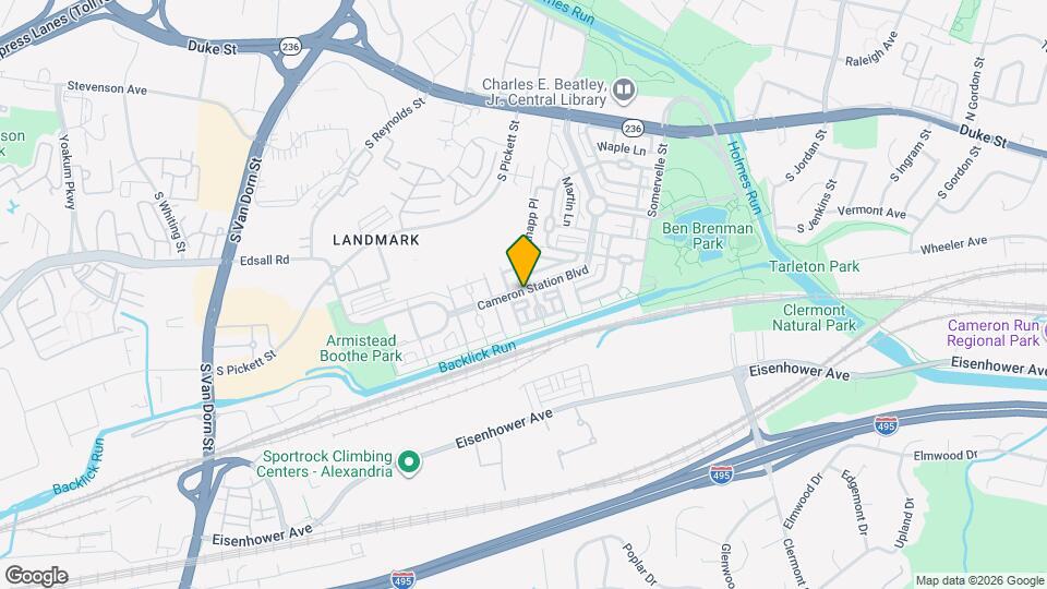 324 Cameron Station Blvd Map and Location Details