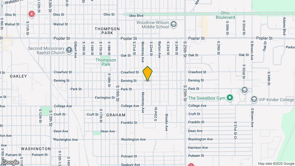 2147 Deming St Map and Location Details