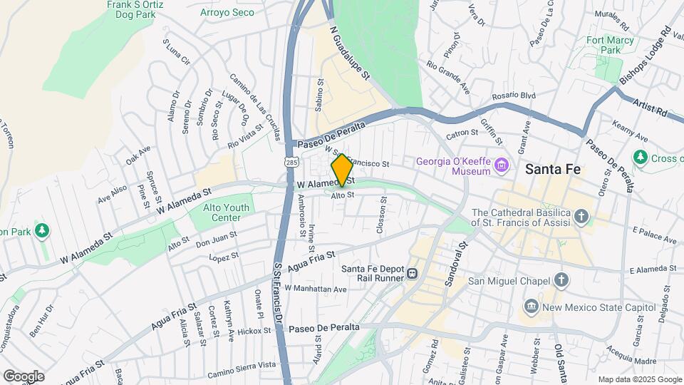 703 Alto St Map and Location Details