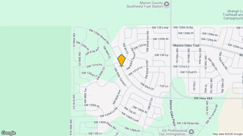 8440 SW 135th Street Rd Map and Location Details