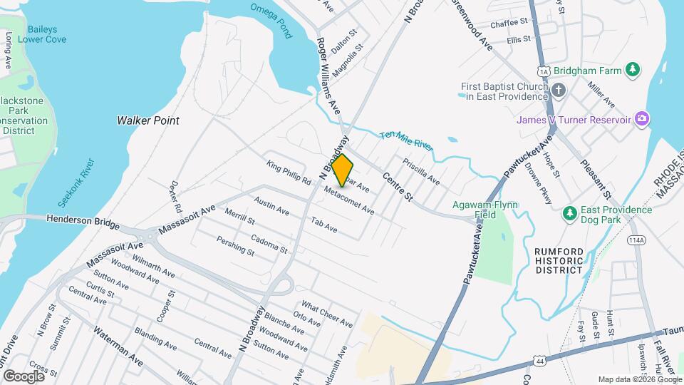 30 Metacomet Ave Map and Location Details