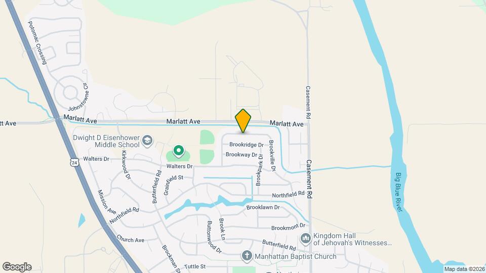 3003 Brookville Dr Map and Location Details