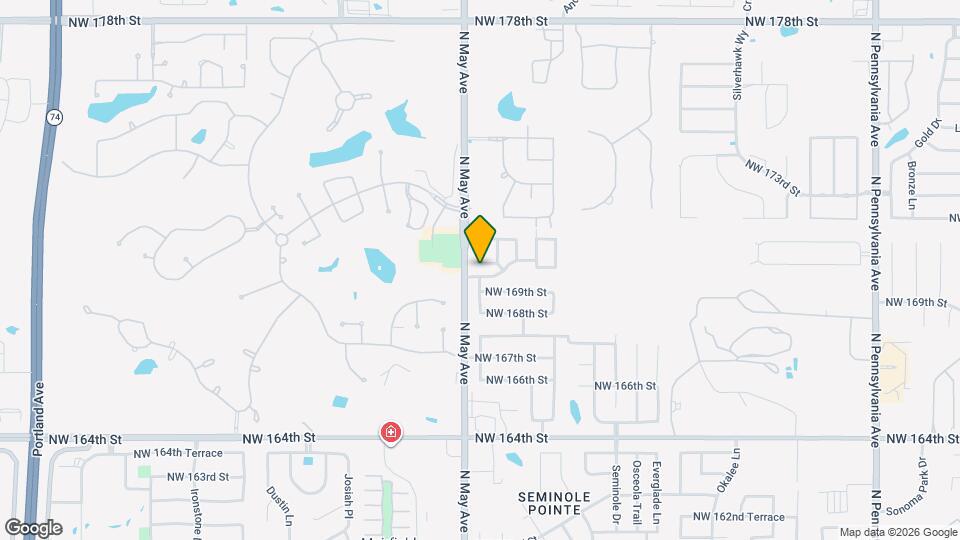 2836 NW 170th Ct Mapa y Detalles de la Ubicación