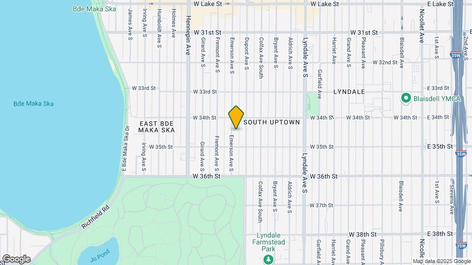 3429 Emerson Ave S Map and Location Details