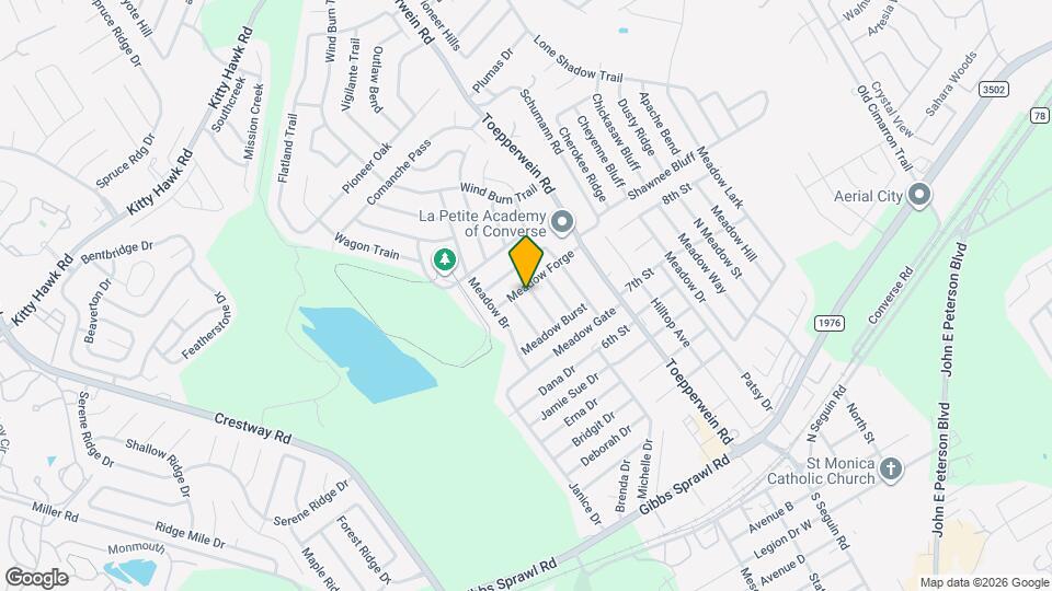 823 Meadow Stone Map and Location Details