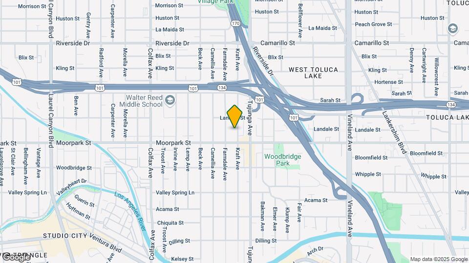 4433 Kraft Ave Map and Location Details