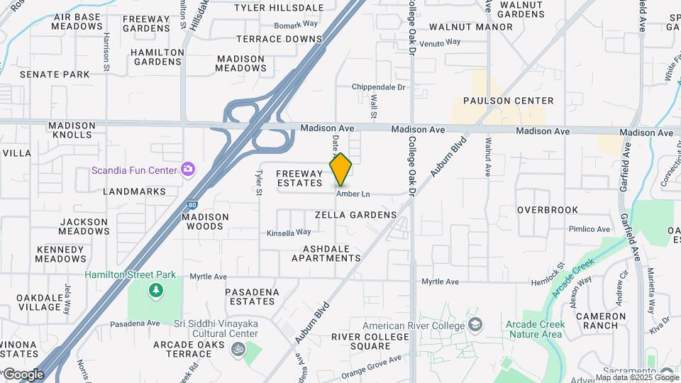 4717 Amber Ln Map and Location Details