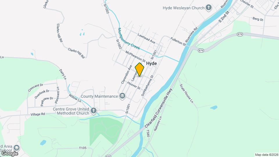 1709 Washington Ave Clearfield PA Apartments and Nearby Clearfield