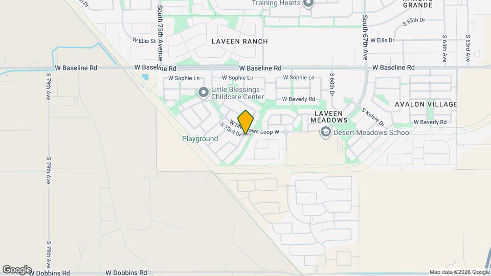 7315 W Magdalena Ln Map and Location Details