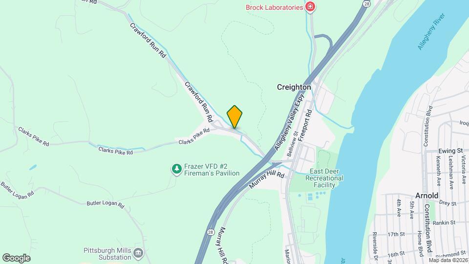 313 Crawford Run Rd Map and Location Details