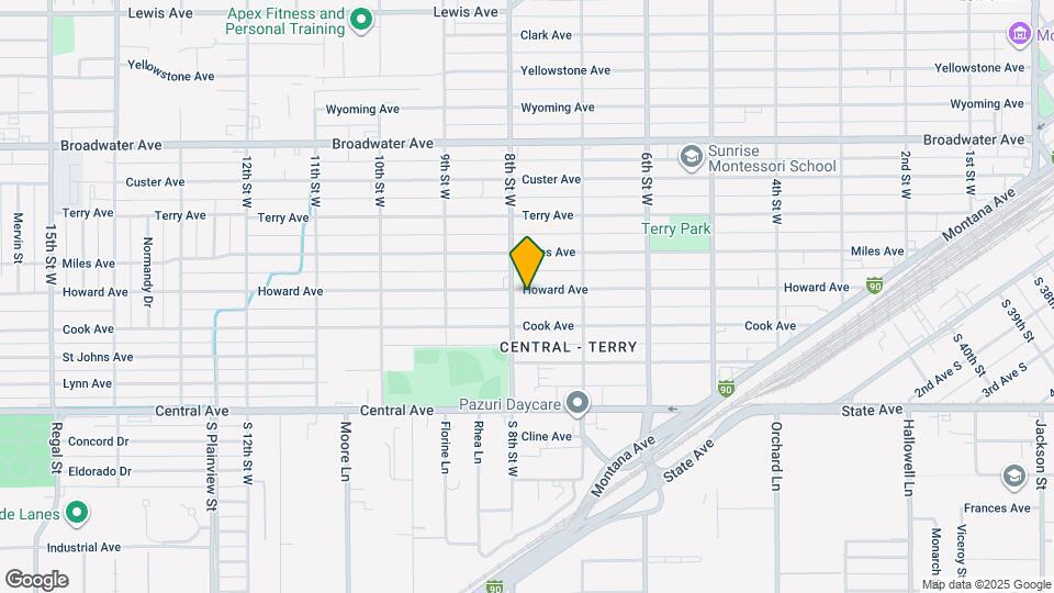 744 Howard Ave Map and Location Details