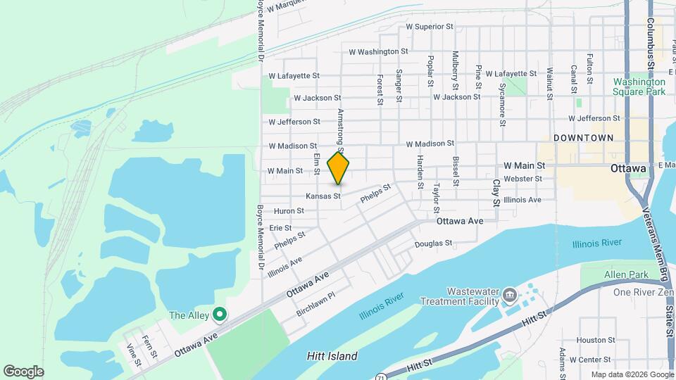 1400 Kansas St Map and Location Details