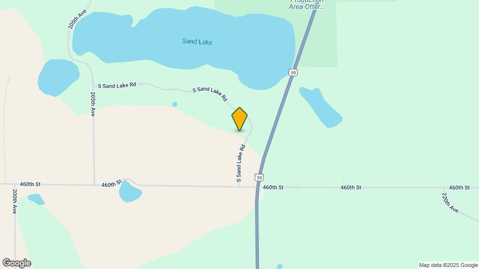 20998 S Sand Lake Rd Map and Location Details