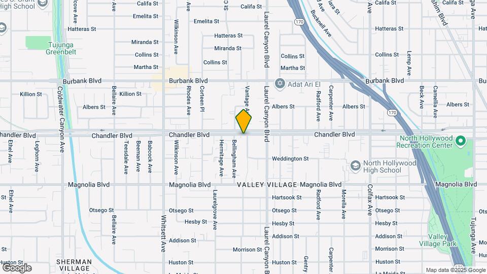 5351 Vantage Ave Map and Location Details