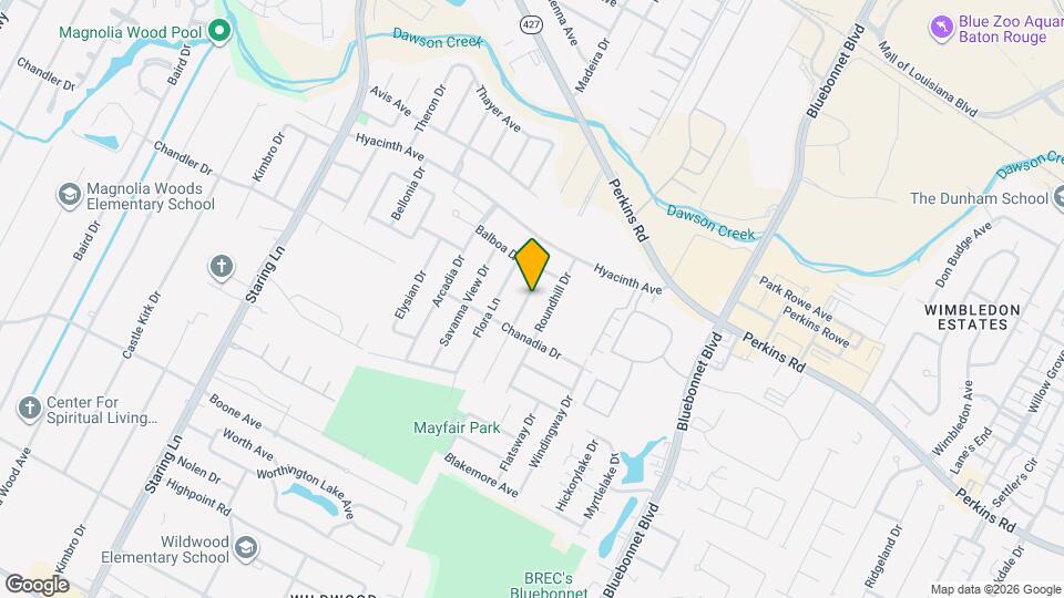 1222 N Sabine Dr Map and Location Details