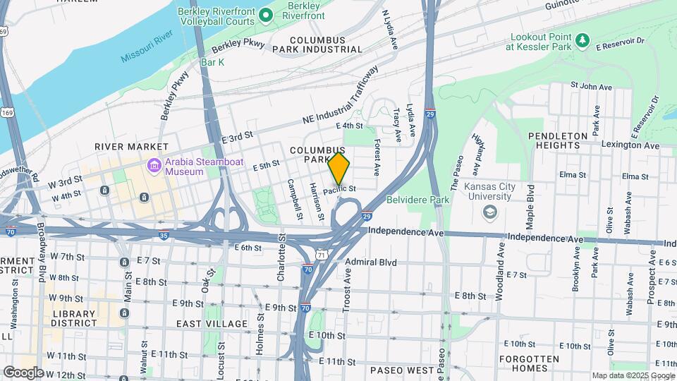 1051 Pacific St-Unit -D Map and Location Details
