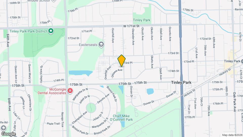 17342 Oriole Ave Mapa y Detalles de la Ubicación