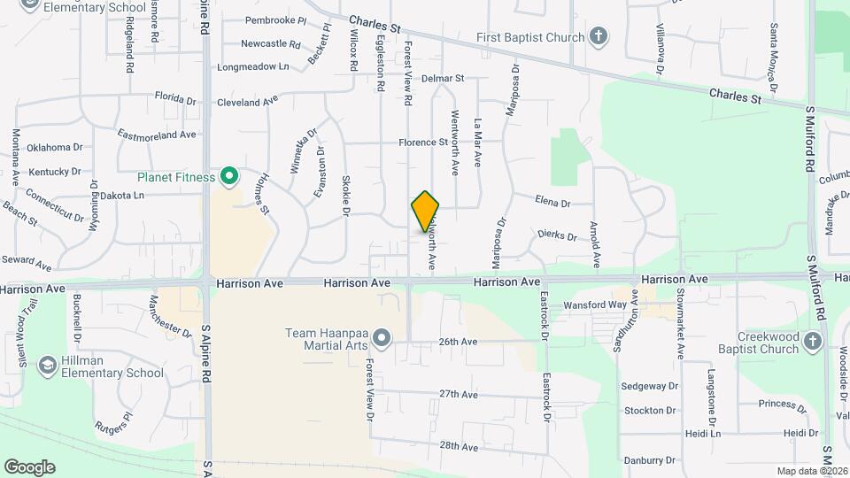 2321 Welworth Ave Map and Location Details