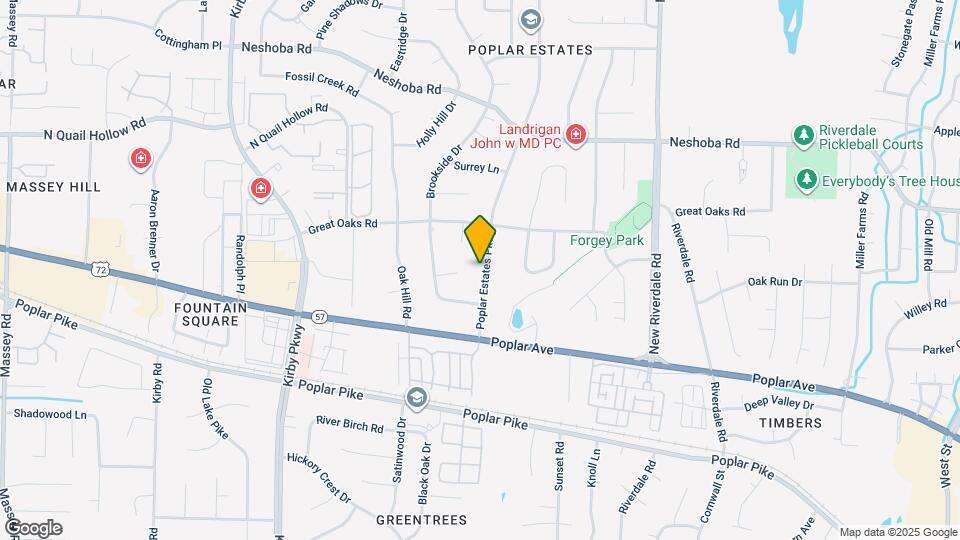 1807 Poplar Estates Pkwy Map and Location Details