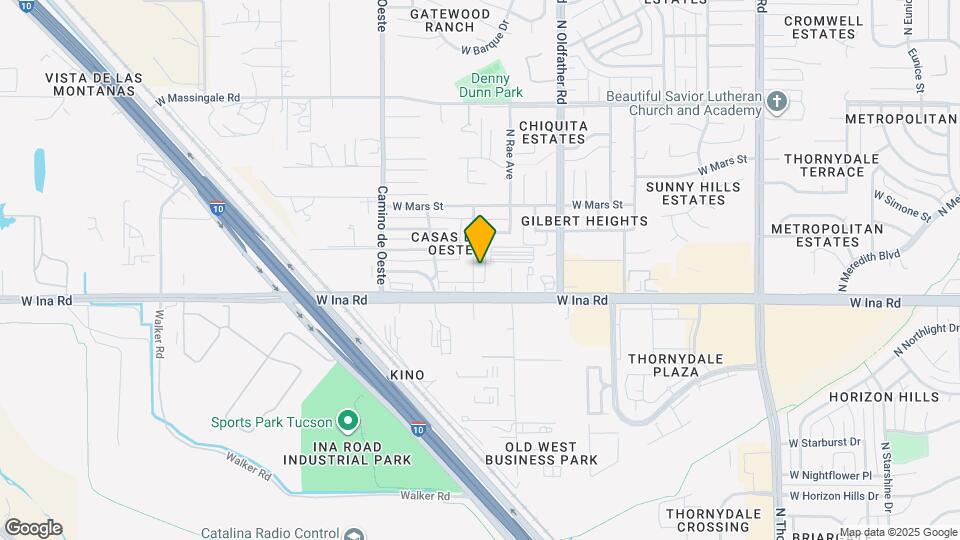 7230 N Ulene Pl Map and Location Details