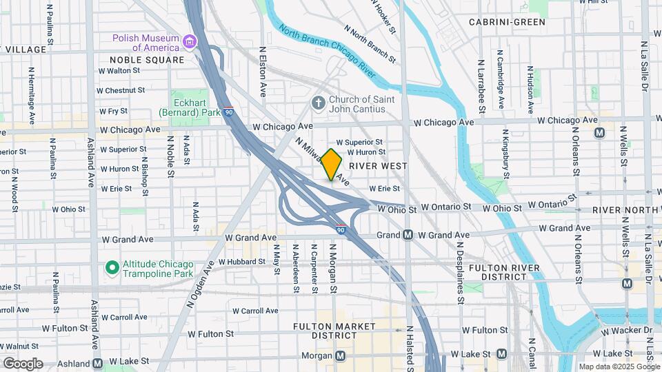 738 N Morgan St, Unit 2 Map and Location Details