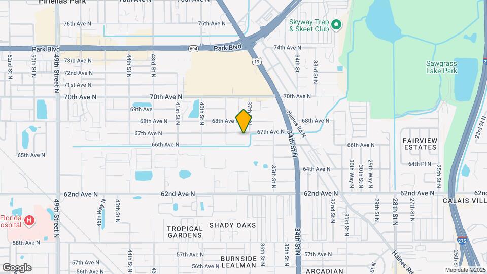 3734 67th Ave N Map and Location Details