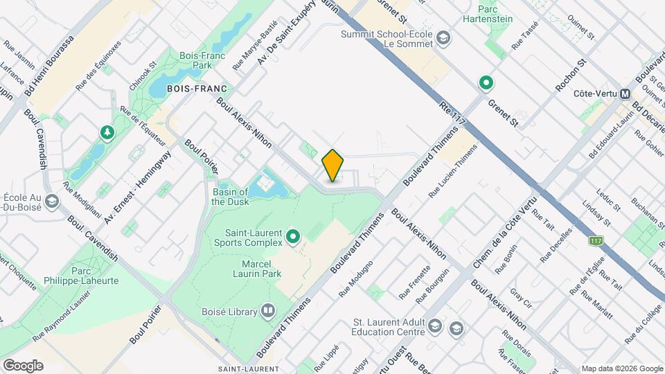 1513-1517 Alexis-Nihon Boul Map and Location Details