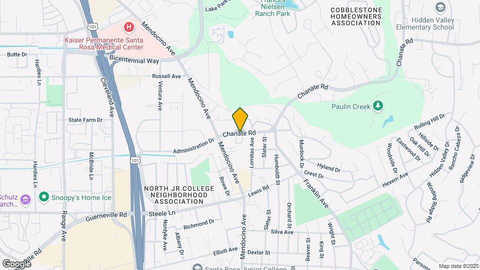 2314 Chanate Rd Map and Location Details