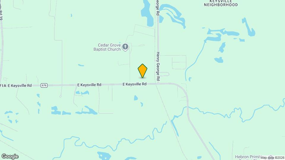 832 E Keysville Rd Mapa y Detalles de la Ubicación
