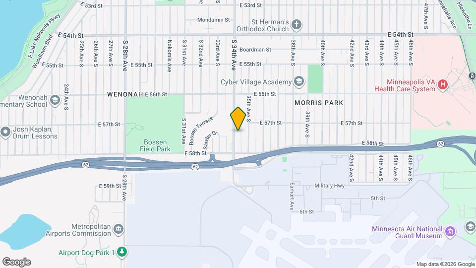 5723 S 34th Ave Map and Location Details